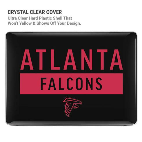 NFL Atlanta Falcons Black Performance Series MacBook Pro 14in (2021-24) Case plus Skin