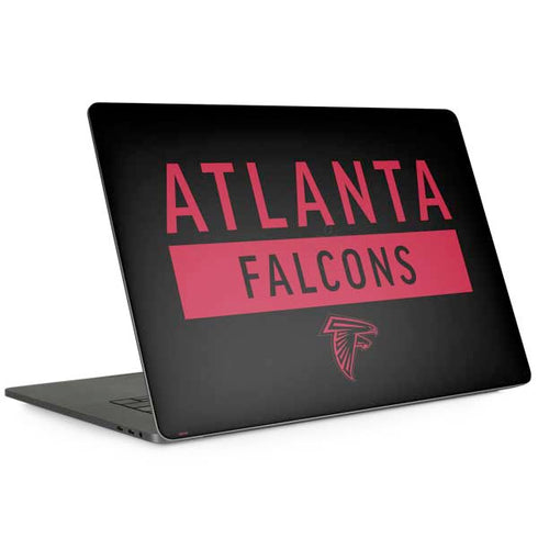 NFL Atlanta Falcons Black Performance Series MacBook Skins