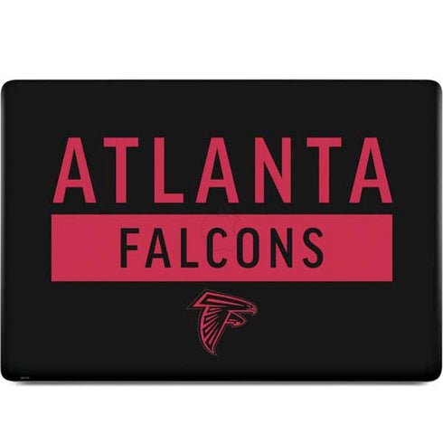NFL Atlanta Falcons Black Performance Series MacBook Skins