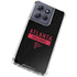 NFL Atlanta Falcons Black Performance Series Moto G 5G (2025) Clear Case