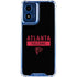NFL Atlanta Falcons Black Performance Series Moto G 5G (2024) Clear Case