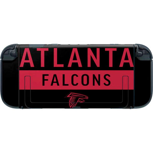 NFL Atlanta Falcons Black Performance Series Nintendo Switch 2 (2025) with Joy-Con Skin