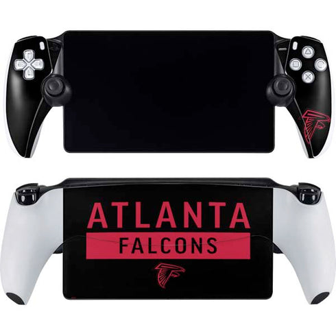 NFL Atlanta Falcons Black Performance Series PlayStation Portal Remote Player Skin