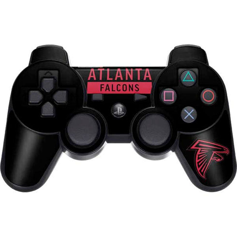 NFL Atlanta Falcons Black Performance Series PS3 Dual Shock wireless controller Skin