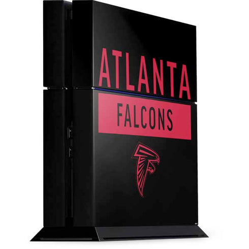 NFL Atlanta Falcons Black Performance Series PlayStation PS4 Skins