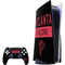 NFL Atlanta Falcons Black Performance Series PlayStation PS5 Skins