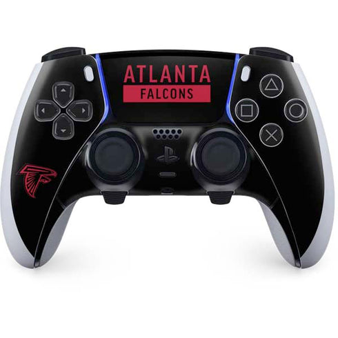 NFL Atlanta Falcons Black Performance Series PlayStation PS5 Skins