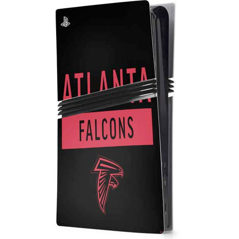 NFL Atlanta Falcons Black Performance Series PlayStation PS5 Skins