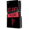 NFL Atlanta Falcons Black Performance Series PS5 Pro Disk Console Skin