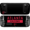 NFL Atlanta Falcons Black Performance Series Steam Deck Handheld Gaming Computer OLED Skin