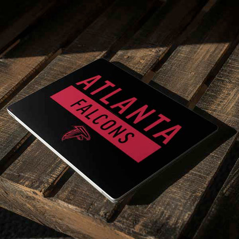 NFL Atlanta Falcons Black Performance Series Surface Laptop 3 13.5in Skin