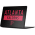 NFL Atlanta Falcons Black Performance Series Surface Laptop 7 13.8in Skin