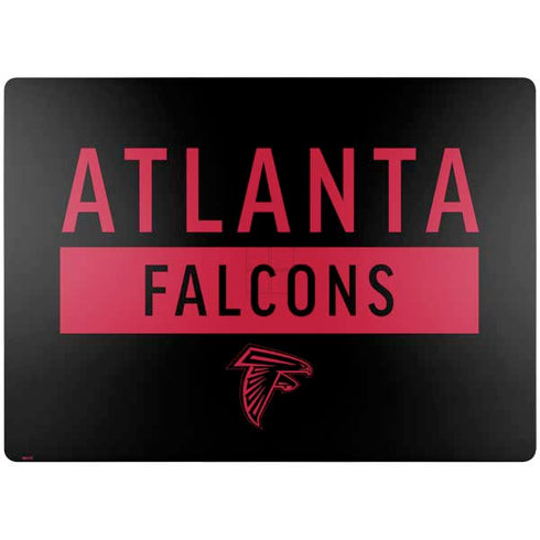 NFL Atlanta Falcons Black Performance Series Surface Laptop 7 13.8in Skin
