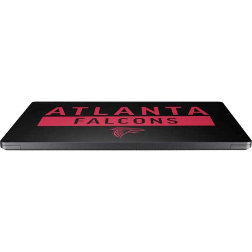 NFL Atlanta Falcons Black Performance Series Surface Laptop 7 15in Skin