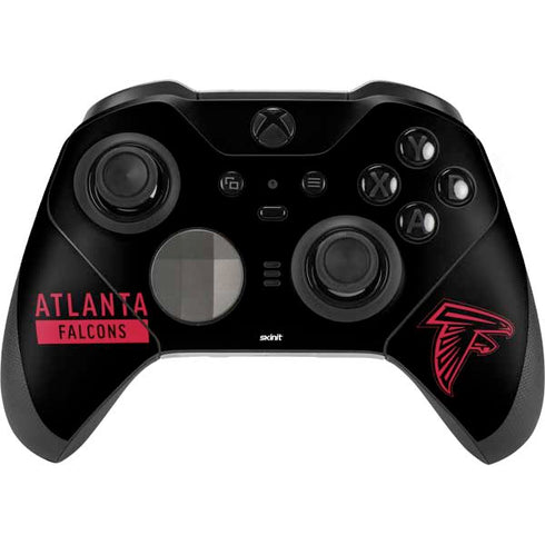 NFL Atlanta Falcons Black Performance Series Xbox Elite Wireless Controller Series 2 Skin