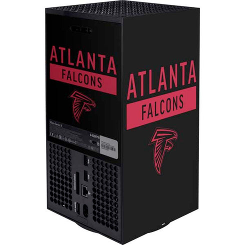 NFL Atlanta Falcons Black Performance Series Xbox Series X Bundle Skin
