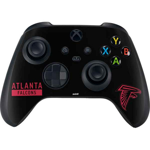 NFL Atlanta Falcons Black Performance Series Xbox Series X Bundle Skin