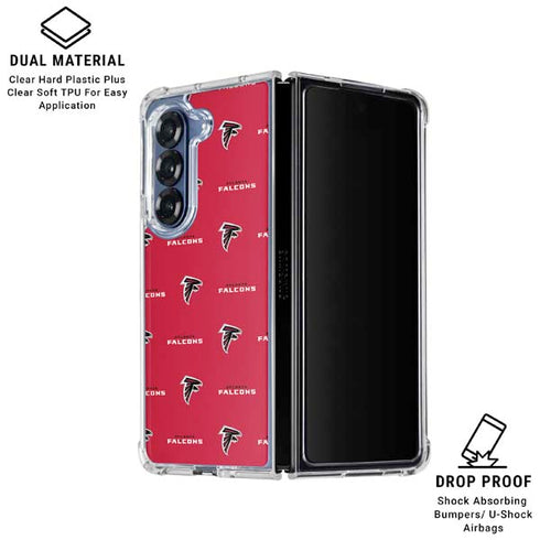 NFL Atlanta Falcons Blitz Series Galaxy Z Fold6 Clear Case