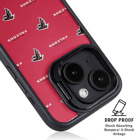 NFL Atlanta Falcons Blitz Series iPhone 14 Plus Kickstand Case