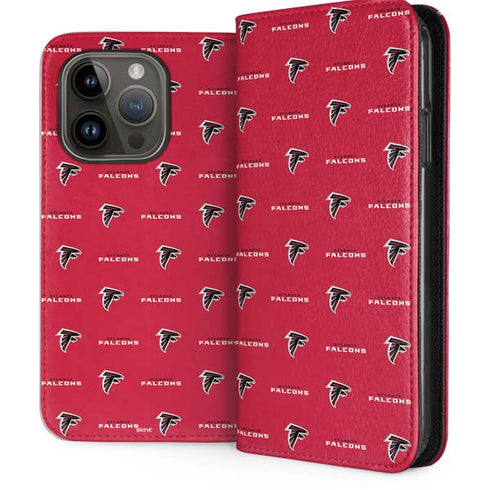 NFL Atlanta Falcons Blitz Series iPhone 15 Pro Folio Case