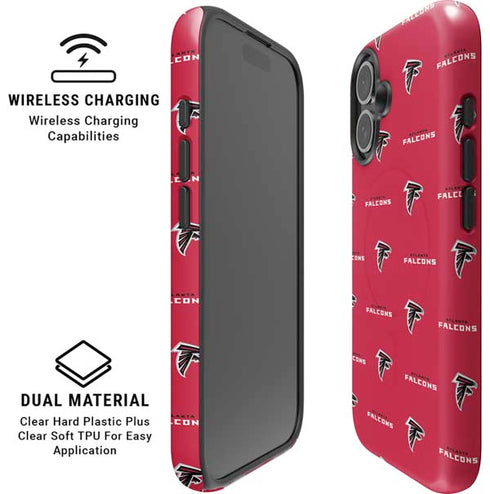NFL Atlanta Falcons Blitz Series iPhone 16 Plus Magsafe Impact Case