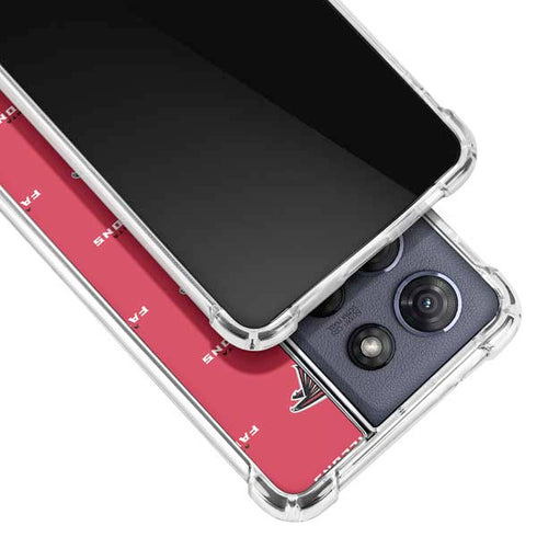 NFL Atlanta Falcons Blitz Series Moto G 5G (2025) Clear Case
