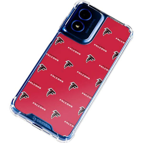 NFL Atlanta Falcons Blitz Series Moto G 5G (2024) Clear Case