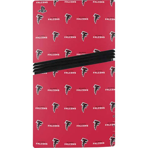 NFL Atlanta Falcons Blitz Series PS5 Pro Disk Console Skin