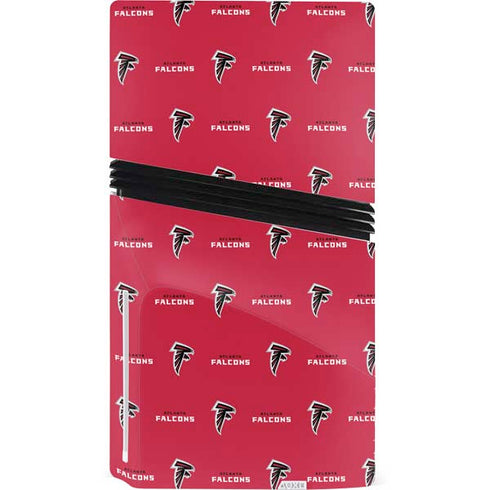 NFL Atlanta Falcons Blitz Series PS5 Pro Disk Console Skin