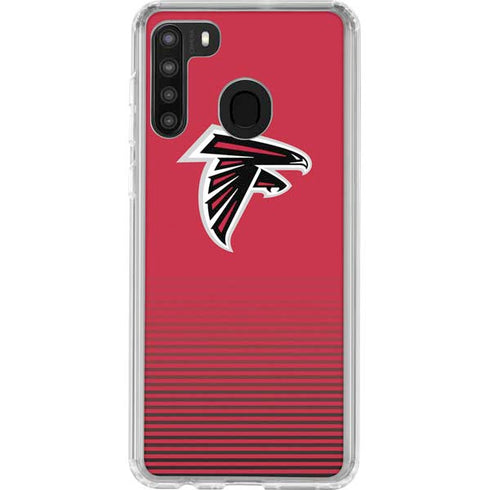 NFL Atlanta Falcons Breakaway Galaxy A21 Clear Case