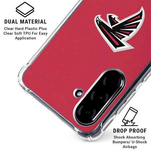 NFL Atlanta Falcons Breakaway Galaxy A36 5G Clear Case