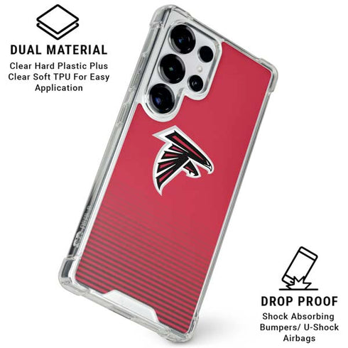 NFL Atlanta Falcons Breakaway Galaxy S25 Ultra Clear Case