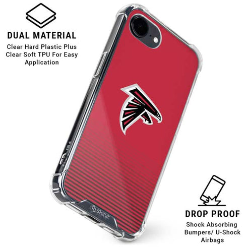 NFL Atlanta Falcons Breakaway iPhone 16e Clear Case