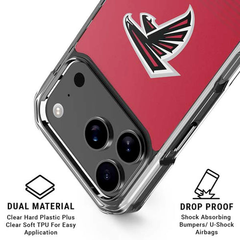 NFL Atlanta Falcons Breakaway iPhone 18 Pro Clear Case