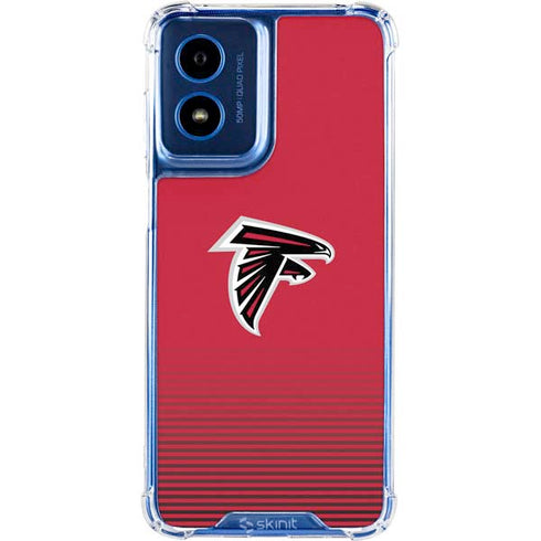 NFL Atlanta Falcons Breakaway Moto G 5G (2024) Clear Case
