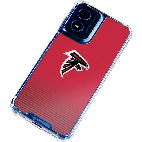 NFL Atlanta Falcons Breakaway Moto G 5G (2024) Clear Case