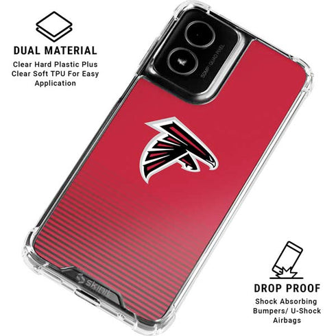 NFL Atlanta Falcons Breakaway Moto G Power 5G (2024) Clear Case