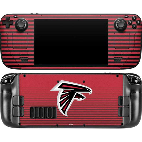 NFL Atlanta Falcons Breakaway Steam Deck Handheld Gaming Computer OLED Skin
