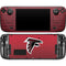 NFL Atlanta Falcons Breakaway Steam Deck Handheld Gaming Computer OLED Skin