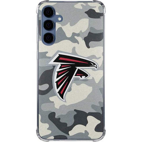 NFL Atlanta Falcons Camo Galaxy A35 5G Clear Case