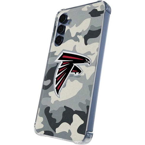 NFL Atlanta Falcons Camo Galaxy A55 5G Clear Case