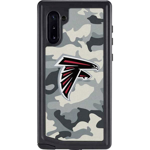 NFL Atlanta Falcons Camo Galaxy Note 10 Waterproof Case