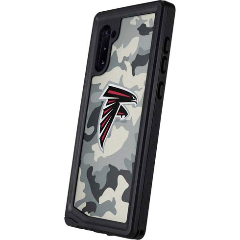 NFL Atlanta Falcons Camo Galaxy Note 10 Waterproof Case