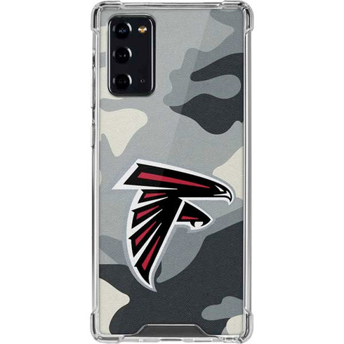 NFL Atlanta Falcons Camo Galaxy Note20 5G Clear Case