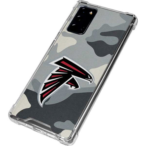 NFL Atlanta Falcons Camo Galaxy Note20 5G Clear Case