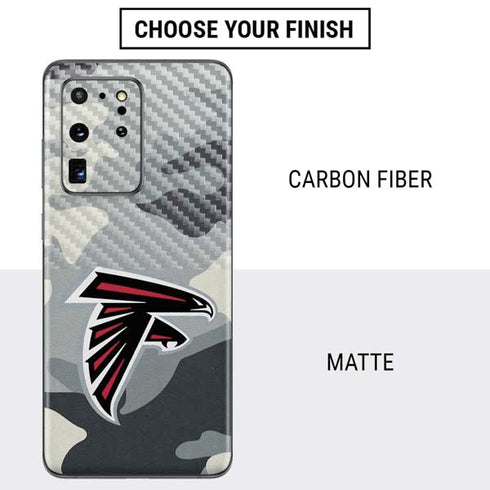 NFL Atlanta Falcons Camo Galaxy S20 Ultra 5G Skin