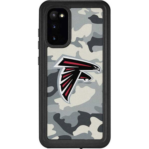 NFL Atlanta Falcons Camo Galaxy S20 Waterproof Case