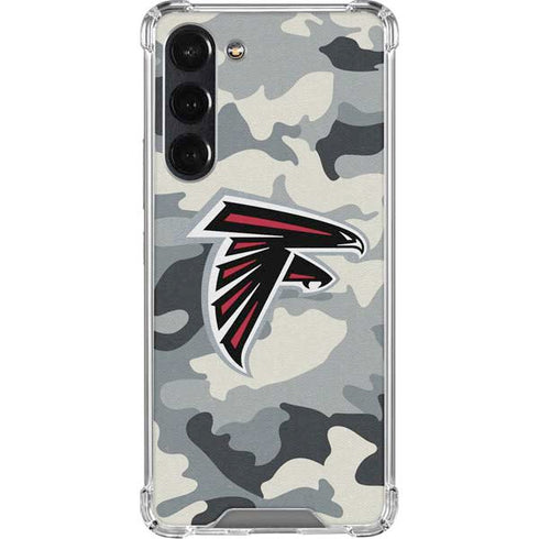 NFL Atlanta Falcons Camo Galaxy S24 FE Clear Case