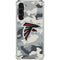 NFL Atlanta Falcons Camo Galaxy S24 FE Clear Case