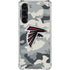 NFL Atlanta Falcons Camo Galaxy S24 FE Clear Case
